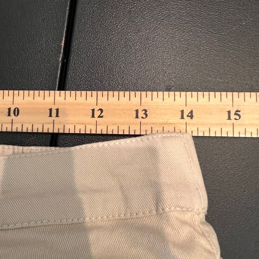 Pact Organic Cotton Wide Leg Pants Tan Beige Size M Sustainable Stretch - Picture 8 of 9